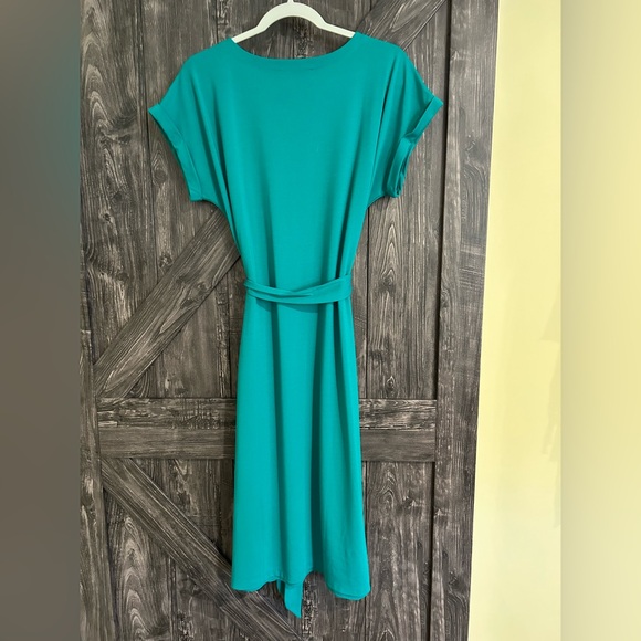 Bundle of 2 LOFT Ann Taylor Teal Maxi Dresses. Size M - Picture 3 of 7
